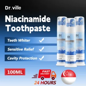 Dr.ville Original Teeth Whitening Toothpaste Remove Tooth Stains Niacinamide Toothpaste